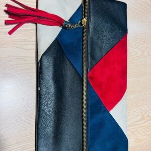 Colorful Geometric Clutch